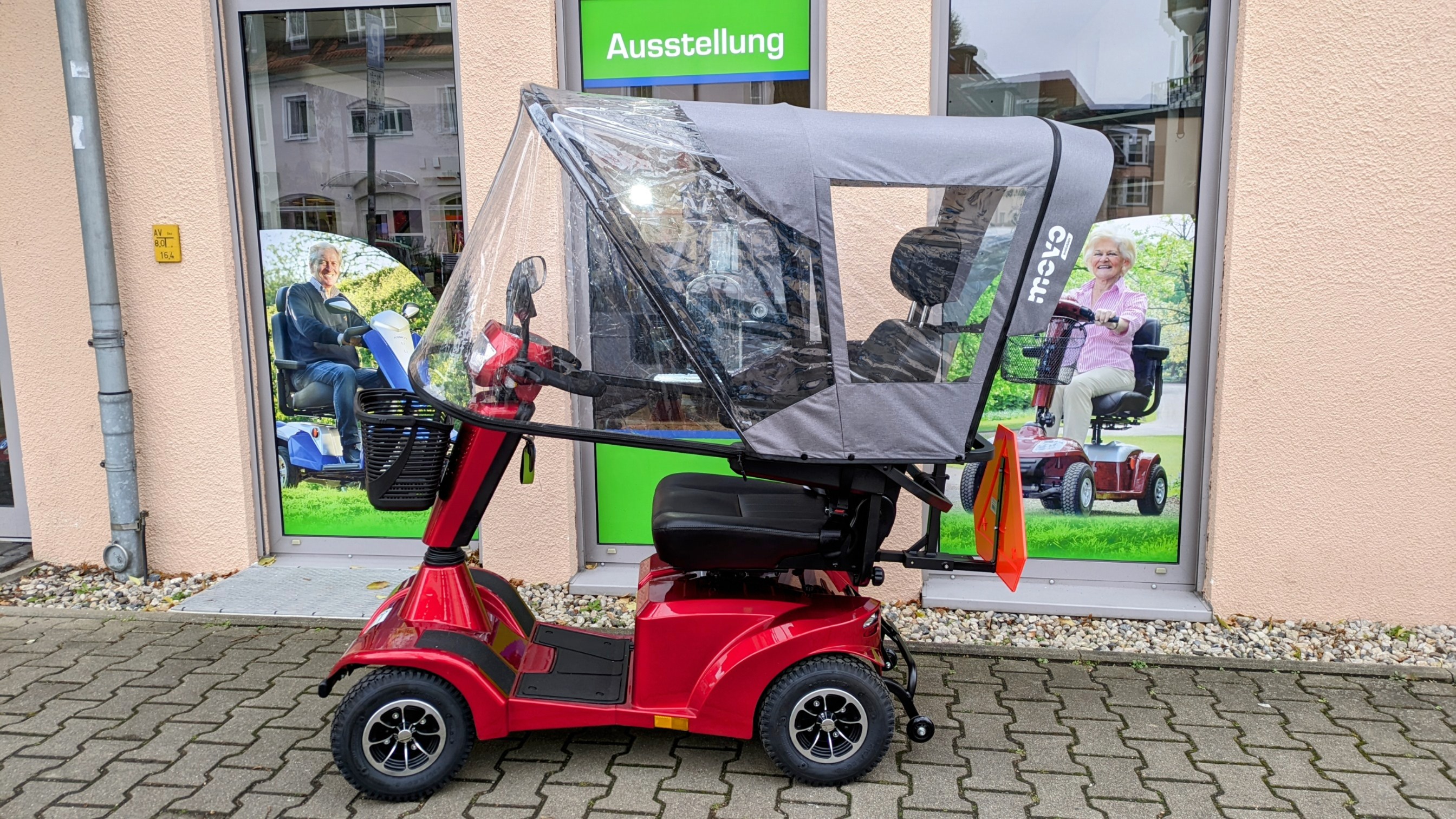 Wetterschutz für Seniorenmobile